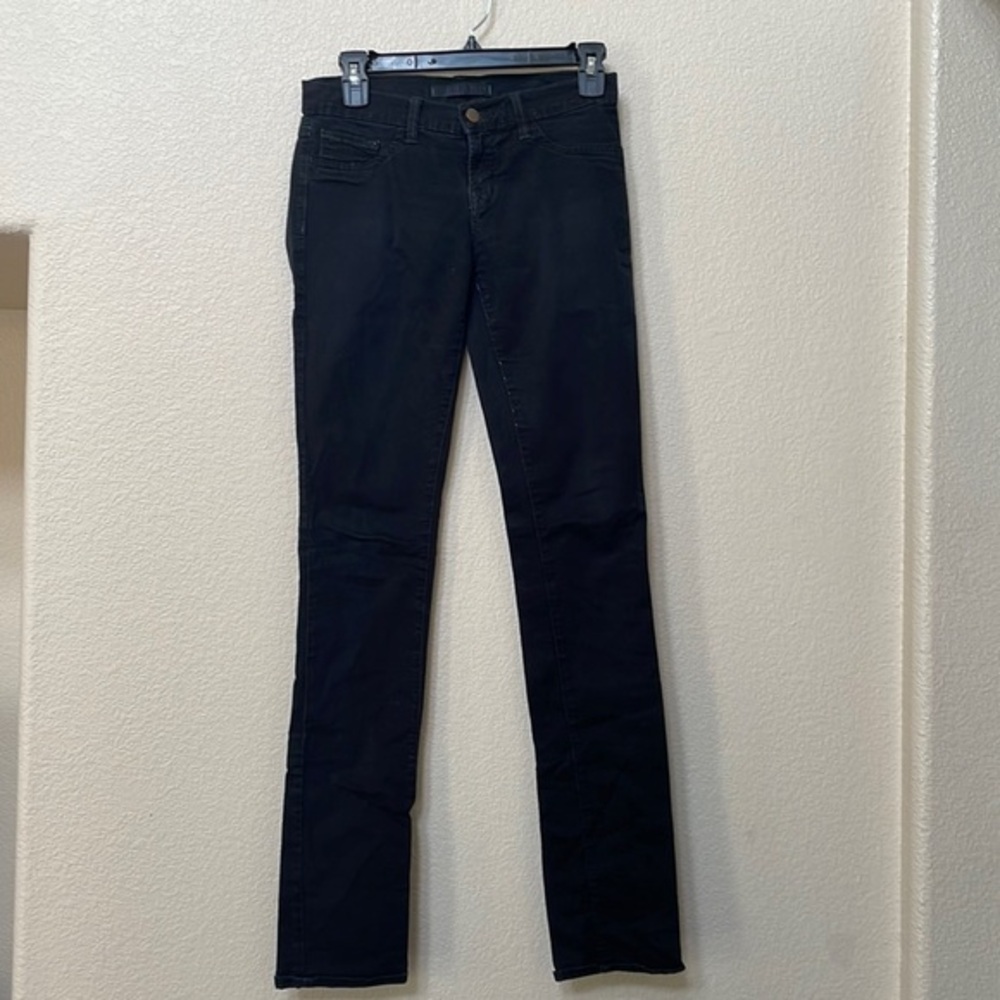 J brand black pencil skinny jeans Sz 26